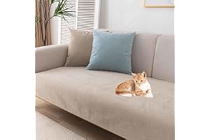 MTHGH Sofabezug Antirutsch,Anti Slip Sofa Cushion,sofaschutz Wasserdicht L Form,sofaschutz Katze Sofaschoner,Couch Bezug Ecksofa Schmutzabweisend Sofaschutz Hund Kratzschutz Katze,G-70x180cm