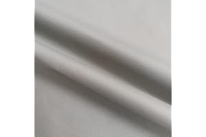 DONGAWIN Tissu imperméable robuste pour la couture de coussins d'extérieur, toile 600 deniers, tissu en toile résistant aux déchirures. (200 cm x 150 cm, gris)