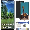 Int'x Full OLED Display for Huawei P30 Pro VOG-L09 VOG-L29 (Fingerprint) LCD Screen Replacement Touchscreen with Tool Black High Quality