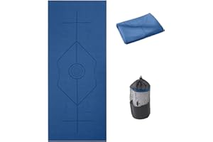 ‎RYTMAT RYTMAT Yoga Handtuch Anti-Rutsch 185×63cm Saugfähige Schnell Trocknende Yogatuch für Hot Yoga Weichen Mikrofaser Handtuch für Gym Fitness Workout