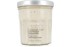 BLANCREME Blancrème Gommage Corps Beurre de Mangue 175ml - Body Scrub naturel Made in France - Exfoliant Corps Femme & Homme