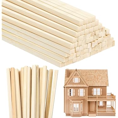 CHEUKYIU 200 stuks 40 cm bamboe houten stokken, brede knutselstokjes, natuurlijke bamboestokken voor knutselen en knutselprojecten