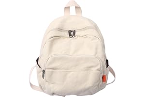 Makukke Mochila para Mujer Mochila pequeña de Lona para la Ciudad Mochilas para Mujer Mochilas Bolsos Mochila para Viajes Escolares Informales Senderismo Trabajo