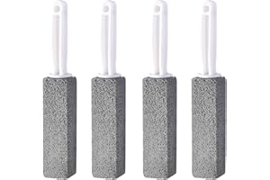 DIYSESSION Cleaning Block WC,Bimsstein für Wc,Bimsstein Reinigungsstein mit Griff,Toilette-Reinigungsstein mit Griff,Blöcke Bimsstein für Toilette,für Grill KüChe (4 Stück)