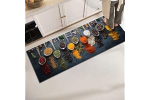 Fchen Art Schweinekoteletts, groß, Küchenteppich-Set, Küchenbilder, Gewürz- und Löffel, Hausdekoration, Teppich für Haustür, Flur, Schlafzimmer, Küche, bunt