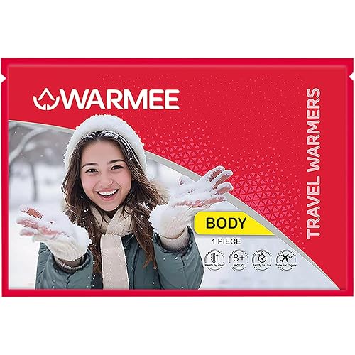 WARMEE Body Warmers (Pack of 5 pcs) Safe & Natural Heat Patches, Heat Packs for Men, Women and Children || Travel Warmers to Stay Warm in Winters|| Camping, Trekking, Holidays