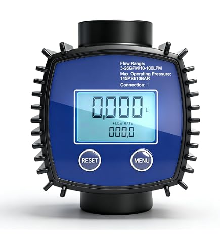 Digitaler Durchflussmesser 5–120 L/min, 1 Zoll Innengewinde – Präzise Messung Für Wasser, Öl & Mehr