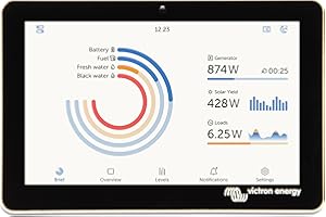 Victron Energy GX Touch 50, Schermo di Visualizzazione da Remoto (Impermeabile)