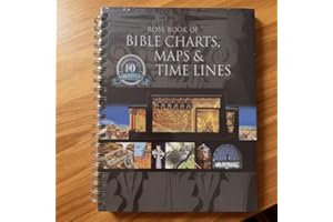 Mounteps Rose Book of Bible Charts, Maps & Time Lines - Full-Color Visual Reference Guide for Bible Study, Sunday School Lessons & Christian Research