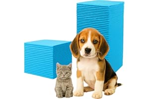 Ale-commerce 100 Stück Trainingspads für Hunde 60 x 90 cm Hundetoilette Inkontinenz Bettunterlage 6-lagiges Design Hundezubehör Schnell Trocknende Welpen Ältere Hunde Saugstarke Wickelunterlage