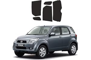 KIT4CURIOUS Kit Daihatsu Terios dal 2007 ad Oggi Pellicole Oscuramento Vetri Posteriori Auto Pre Tagliate a Misura - 50%