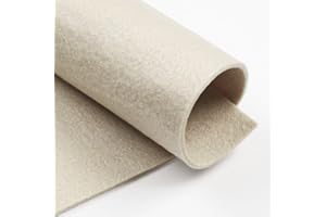 Russo Tessuti Tagli Foglio Feltro 50x70cm spessore 2mm Lavoretti Home Decor Cucito Creativo UNICA Panna