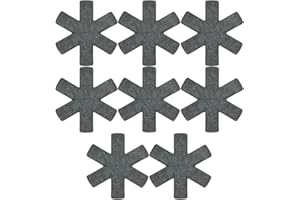 Paquet de 8 protecteurs de casseroles, protecteurs de casseroles et poêles, protecteurs de casseroles Anti-Rayures, Tapis de séparation Divisez et protégez Les Surfaces de Votre Cuisine des Rayures