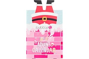 BUBBLE T COSMETICS Bubble T Advent Calendar 2023 with 24 Windows, Contains Mini Bath Bombs, Shower Gels,Bath Milk, Body Lotion, Christmas Gift Set