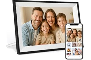 Funcare Digital Photo Frame 10.1 Inch, 1280 * 800 HD IPS Touch Screen Wifi Digital Picture Frame, 32GB Electronic Photo Frame, Auto-Rotate, Easy to Share Photos and Videos via APP