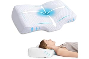 ‎HOMCA HOMCA Orthopädisches Kissen Nackenkissen Ergonomisches Kissen, Memory Foam Kopfkissen, Orthopädisches Nackenstützkisse Ergonomisches für HWS