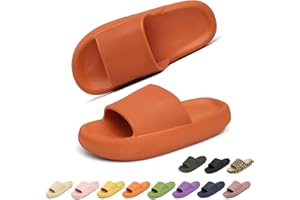 Geweo Ciabatte Nuvola Donna Uomo Comode Pantofole da Casa EVA Super Morbide Ciabatte Piscina Doccia Antiscivolo Slippers Asciugatura Rapida Sandali da Mare con Fibbie Regolabili Unisex