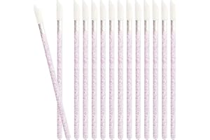 ‎SRUIDYLADY 50 Stück Einweg-Lippenpinsel,Lippenstift Stab Applikator Lipgloss Concealer Pinsel Lippenapplikator Werkzeug (CSB-Violet-1)