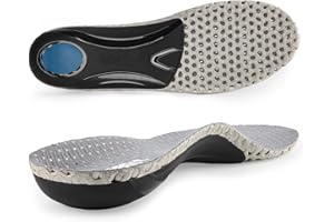 RIEMOT Orthopädische Einlegesohlen Herren Damen Sohleneinlagen Hohe Fußgewölbestütze Komfort Einlagen gegen Plattfüße für Fersensporn, Plantarfasziitis, Fußschmerz