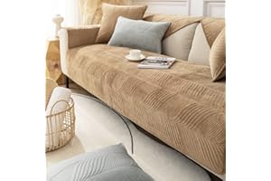 ‎WYJHNLBEDC WYJHNLBEDC Sofa/Couch überzug/überwurf, Sofa überwurfdecke, Warmer Super Weicher Fleecedecke Sofabezug für Sofa L Form/U Form/Ecksofa 3/2/1 Sitzer, Sofaschutz Hund Kratzschutz Katze 70x70cm