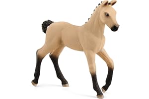 SCHLEICH 13929 Hannoverian Foal, Red Dun Horse Club Toy Figurine for children aged 5-12 Years