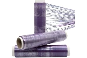 Zenic | Transparent Plastfolie | 45 Cm Bred Och 1,1 Kg | 3 Rullar | Köksfilm Restaurang Tatuering Frisör