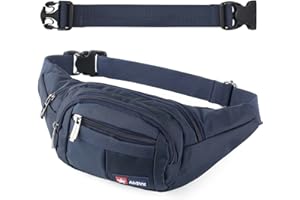 AIRZYX Sac Banane étanche - Convient pour Les Voyages, Le Sport et Toutes Les activités de Plein air - Sac Banane pour Homme et Femme - Sac Banane étanche pour la Course à Pied