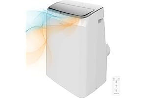 Cecotec Aire Acondicionado Portátil con Mando a Distancia y Bomba de Calor ForceClima 14600 Heating. 14000 BTU, Pantalla LED, 5 Modos, Deshumidificación, Cobertura 28-30m2