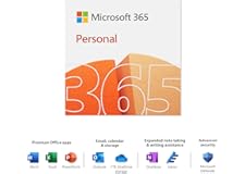 Microsoft 365 Personal | Office 365 apps | 1 user | 1 year subscription | PC/Mac, Tablet and Phone | multilingual | download