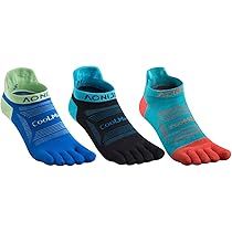 Coolmax Running Toe Socks Breathable Athletic 3 Pack OrrinSports Coolmax Toe Socks - 3-Pack Five Finger Running Socks For Men & Women Five Finger Socks - View #11