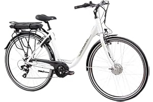 F.lli Schiano E- Moon 28", Bicicleta eléctrica, Adultos Unisex, 250W, Bateria de Litio Extraible 36V 13Ah 468Wh, Shimano 7 Velocidade