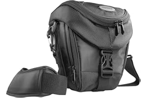 Mantona Colt borsa per fotocamera DSLR per reflex, reflex, fotocamera compatta, fotocamera di sistema, borsa a tracolla con spazio per accessori, impermeabile