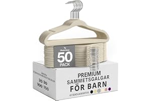 Utopia Home Kids klädgalgar sammet – 30 cm (11 tum) hållbara babygalgar för Closet – Perfect Toddler Nursery klädgalgar halkf