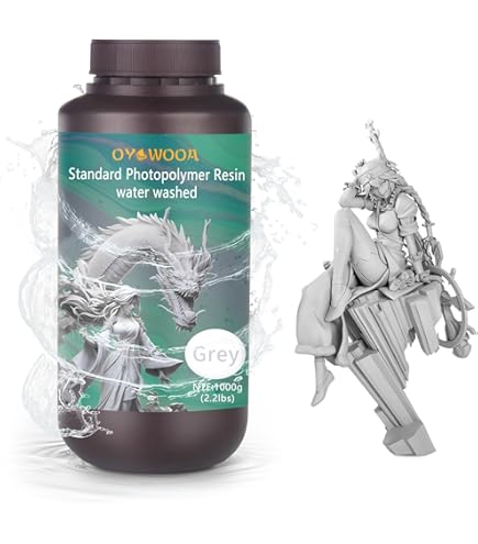 Resina Per Stampante 3D NOVA3D - Trasparente, Anti-Ingiallimento, 405nm UV, 500g - Foto 7