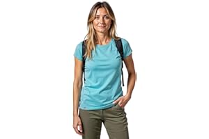ALPIN LOACKER T-Shirt Donna in Lana Merino - Maglietta Termica a Manica Corta per Sport e Outdoor