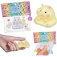 Vibbang 2Pcs Hamster Squishy Toys, Cartoon Mouse Squeeze Silicone Toy, Cute Mochi Squishy Toys, Mini Hamster Stuff Stress Relief Toy, Hamster Sensory Fidget Toys Gift for Kid Adult