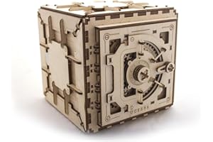 Ugears Puzzle Trójwymiarowe, Naturalny, 179 Elementów