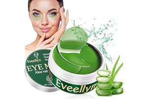 Eveellyn Patch Occhi, Maschera Occhi al Tè Verde, Patch Occhiaie e Borse, Anti Occhiaie, Anti Rughe, Rimuovi Borse e Puffiness