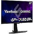 ViewSonic XG272-2K-OLED 27" OLED flat 0.02ms MPRT 240hz gaming monitor, 2 HDMI, DisplayPort, USB-C, Freesync premium pro, HDR