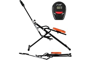 YELLOO Total Fitness Body Crunch Pro con monitor, ideal para hacer abdominales, AB7700