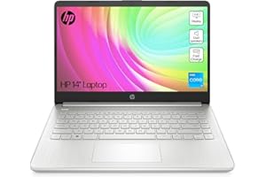 HP 14" Laptop | Intel Core i3-1215U Processor | 8 GB RAM | 256 GB SSD | Intel UHD Graphics | FHD Display | Up to 8hrs battery | Windows 11 | Dual Speakers | Natural Silver | 14s-dq5003sa
