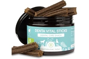 Wolfsbacher Natur - Snacks de Cuidado Dental para Perros - Limpieza Dental Natural sin Cepillado | Elimina el sarro, da un Aliento Fresco