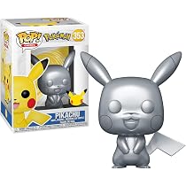 Pokemon Figura Di Bulbasaur Argentata - Edizione Limitata 25° Anniversario, Altezza 9,5 Cm, Collezione