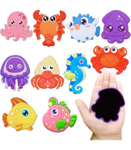 12 Tier Magnete Für Kühlschrank - Bunte Lernmagnete Aus Weichem Material Für Kinder Ab 3 Jahren