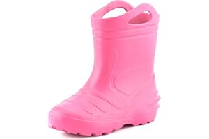 Ladeheid Gummistiefel Kinder federleichte Eva Regenstiefel für Mädchen und Jungen Thermo Gummistiefel gefüttert KL051