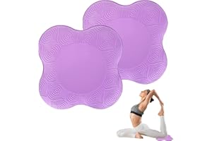KYSUN 2 Stücke Kniekissen Yoga Knie Pad, Rutschfest Yoga Knie Padmatte, Rutschfest Knieschoner Matte Set, Pilates Knieschoner Matte, Schützt die Hände Ellbogen für Fitness Pilates