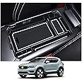 CDEFG Compatible with Volvo XC40 C40 2018-2024 2025 UK Car Centre Console XC40 Armrest Collection Tray Car Multifunctional Storage Box Organiser Interior XC40 C40 Recharge Plug-in Hybrid Accessories