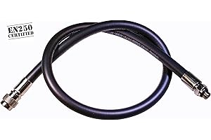 METALSUB BCD INFLATOR HOSE, BLACK -EN250-