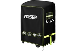 VDISRR Housse Barbecue Exterieur, Résistante de 600D Oxford Housse Plancha 90 x 70 x 110 cm Housse Bâche de Protection Anti-UV/Anti-l'eau/Anti-Vent/Antipoussière/Anti-l'Humidité
