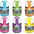 Squires Kitchen NEONZ Neon Effect Food Colouring Paste Popular Colours 6 Set, Perfect for Buttercream, Sugarpaste, Modelling Pastes, Fondant, Royal Icing, Cake Mixes and more!